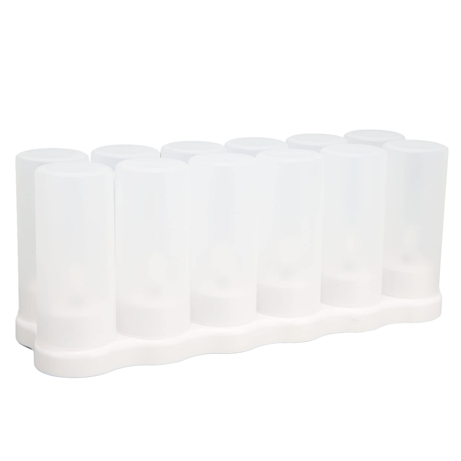 Bougies Chauffe-plat sans Flamme 4H, Charge sans Fil, Bougie électrique de Couleur Chaude pour la Décoration de la Maison, 12 Pièces pour une Utilisation en Intérieur
