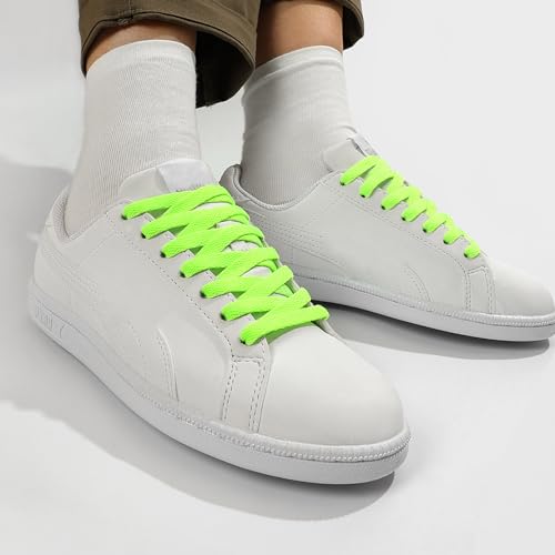 Image of Stepace [2 Pairs Flat Shoe Laces for Sneakers 30 inch-72 inch Length 26 Color Shoelaces