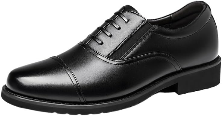 Low-top Oxfords Formal Dress Shoes Slip-on Non Slip Comfortable Men's Splicing Leather Shoes Casual Business Shoes Men