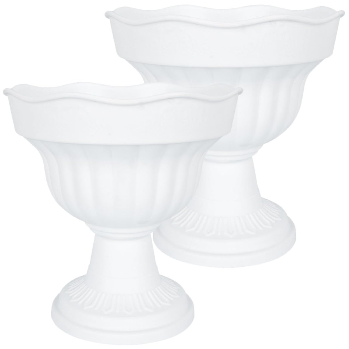 Pot de fleurs plastique style vintage et design rétro pour plantes d'intérieur et salon