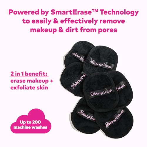 7-day set erase all makeup with just water including waterproof mascara eyeliner foundation lipstick sunscreen and more 7ct