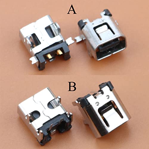 Image of for Nintendo DSi NDSi XL LL Power Jack Connector Charging Port Jack Socket Replacement 2pcs Pack (B Style)