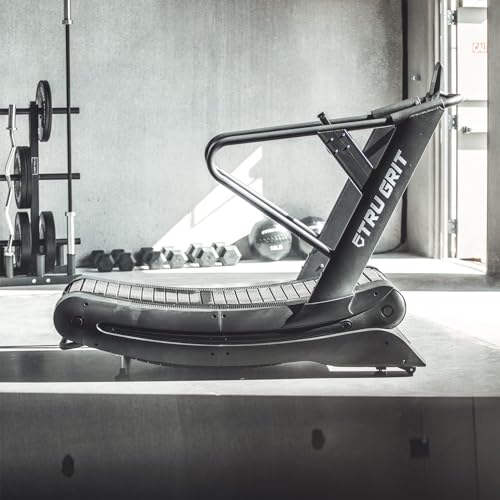 Image of Tru Grit Fitness Runner Manual Treadmill, Exercise Equipment, 6 Resistance Levels, LCD, for Runners and Fitness Enthusiasts - Black