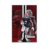 JCSUIX Bijan Robinson Art Pictures Poster Gifts Canvas Painting Wall Art Decorative Picture Prints Modern Decor 24x36inch(60x90cm)