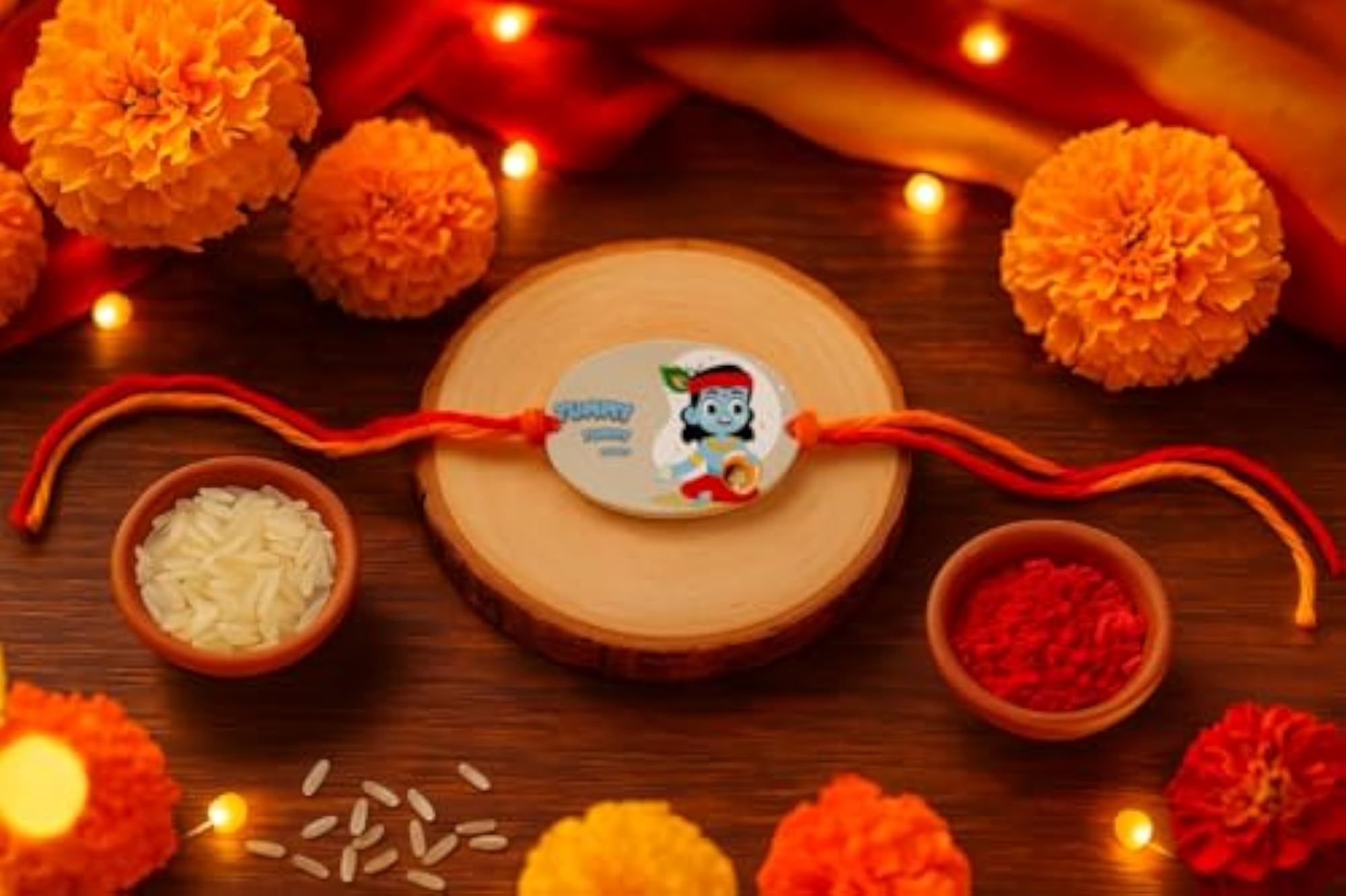 Set of 6 Infant Rakhi Gift for Raksha Bandhan