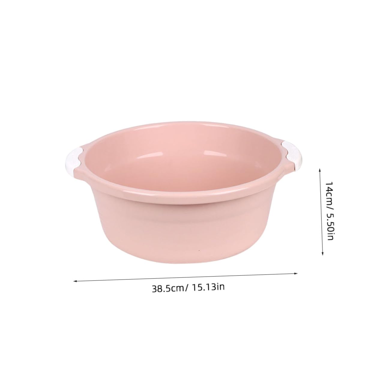 2 Pezzi Vaschetta i Piedi in Plastica Rosa Multifunzionale e Salubre per Bagno e Cucina Materiale Pp Resistente e Leggero