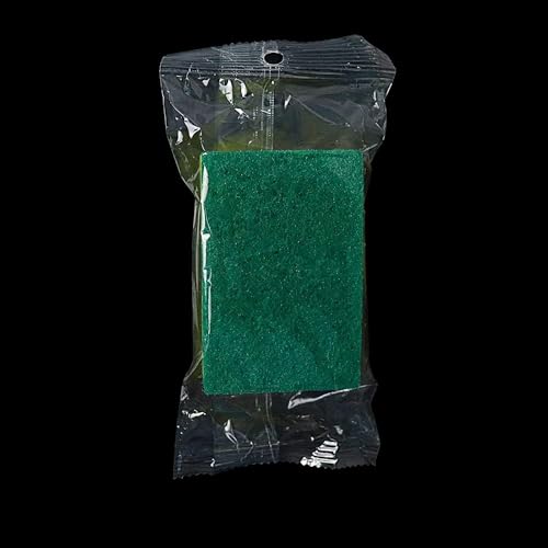 Image of 1000 Pack Individually Wrapped Sponges for Cleaning Dishes - Bulk Case of Small Mini Kitchen Scrub Non-Scratch Scrubbers