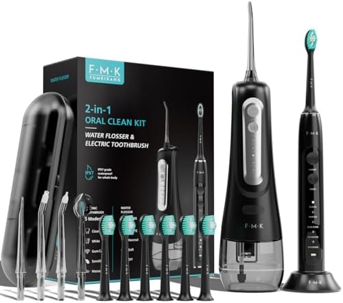 Oral Irrigator and Electric Toothbrush for Adults, Oral Irrigator...