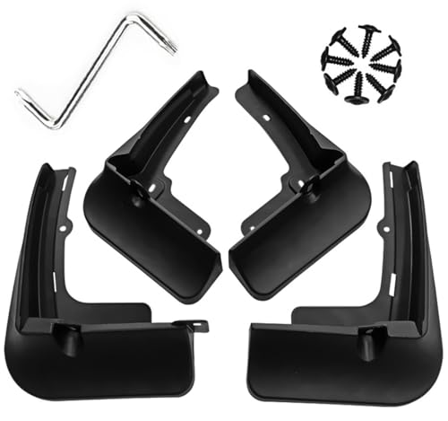 Image of Mud Flaps Mud Guards Fit for Toyota Sienna /Granvia 2021-2022, Front & Rear Mud Splash Guards Accessories - 4 Pc, Black