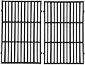 GasSaf Replacement Parts for Weber Genesis 300 Grills, 19.5 Grill Grates 7524, 17.5 Flavorizer Bars 7620 and 13-1/4 Heat Deflectors 7622 for Weber Genesis 310 320 330 Gas Grills(Front-Knob)