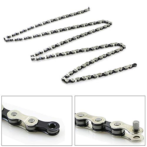 18/21/24 Speed Bicycle Chain - Stainless Steel Bicycle Missing Chain Link - 58.66X0.31X0.20 Inch #TOP2