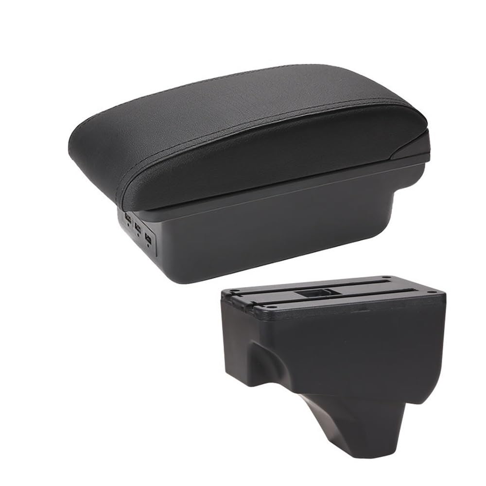 Yulegudi B2 Black Line 3Usb Car Armrests For Peugeot 2008 208 2019-2025