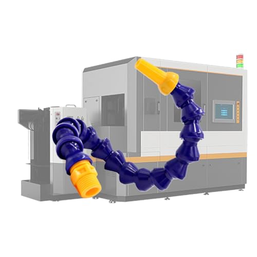 Tuyau flexible de refroidissement, tuyau de refroidissement, eau et huile - Buse ronde robuste - Tuyau fileté pour tours, fraiseuses, perceuses