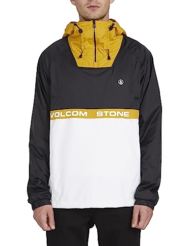 Image of Volcom Men's Rexton Jacket - Modern Fit Lightweight Zip-up Jacket Adjustable Hood, Everyday Outerwear