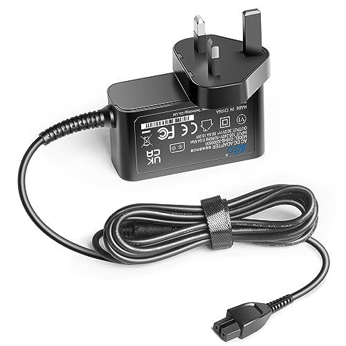 KFD AC/DC Power Adapter Cord for Kärcher FC 5 FC 7 Cordless Hard Floor Cleaner VC6 Karcher Premium Vacuum Hoover 61950690 10554020 10557310 Replacement Charger UK Plug Battery Charger Power Supply