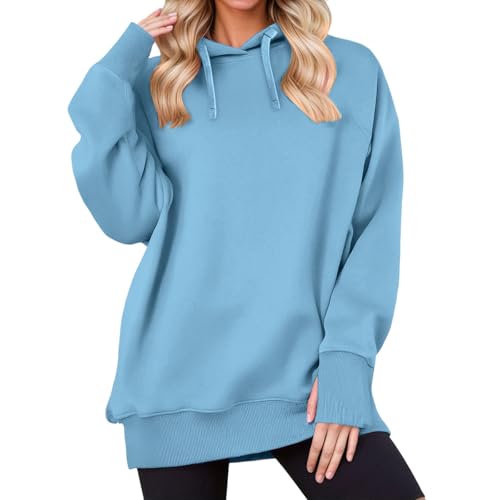 Sweat à capuche femme urbain avec doublure polaire et poche kangourou A127