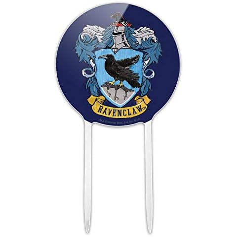 Acrylic Harry Potter Ravenclaw Painted Crest Cake Topper Cover