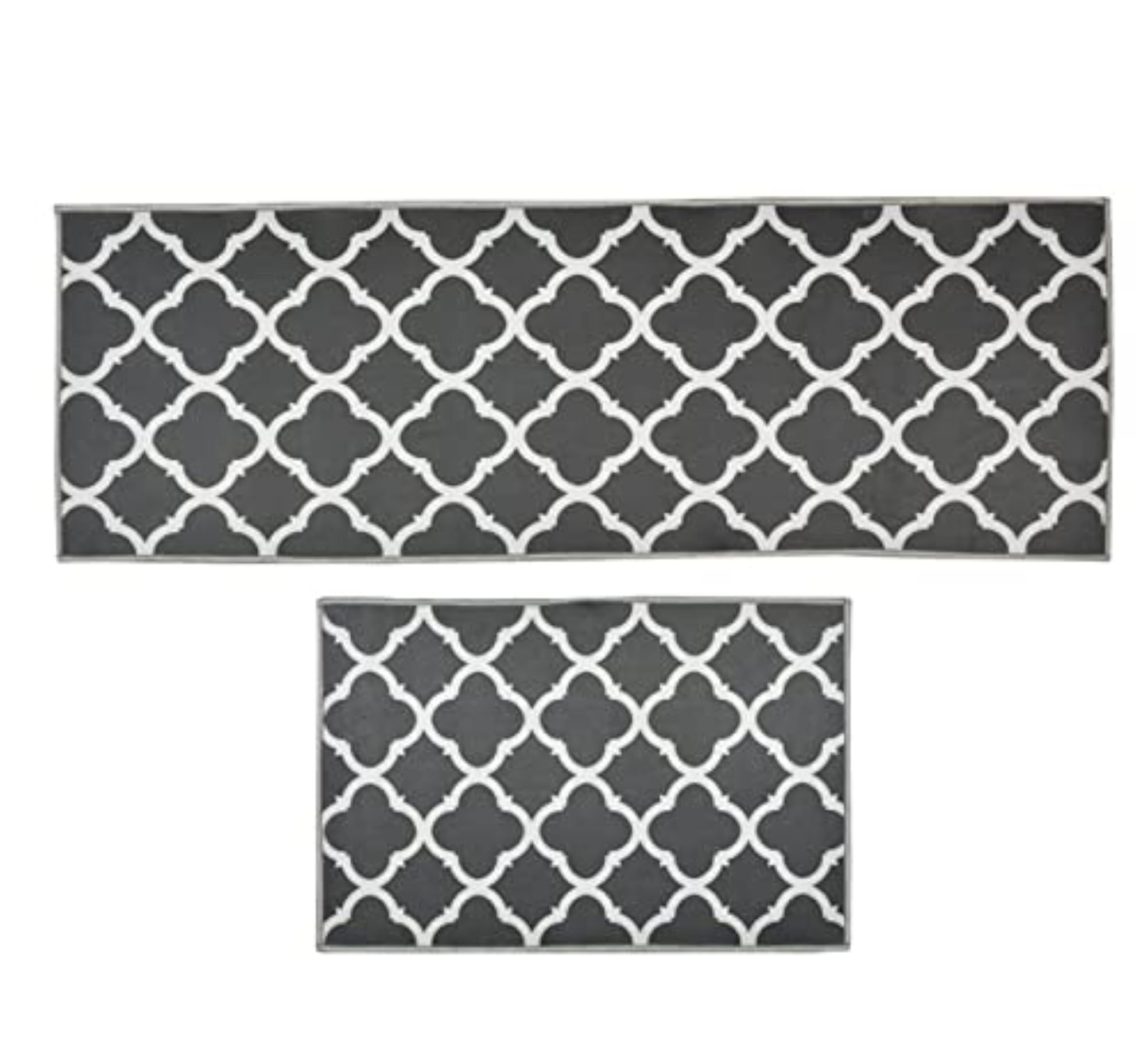 2 Pcs Non-Slip Kitchen Mats Set, Anti-Skid