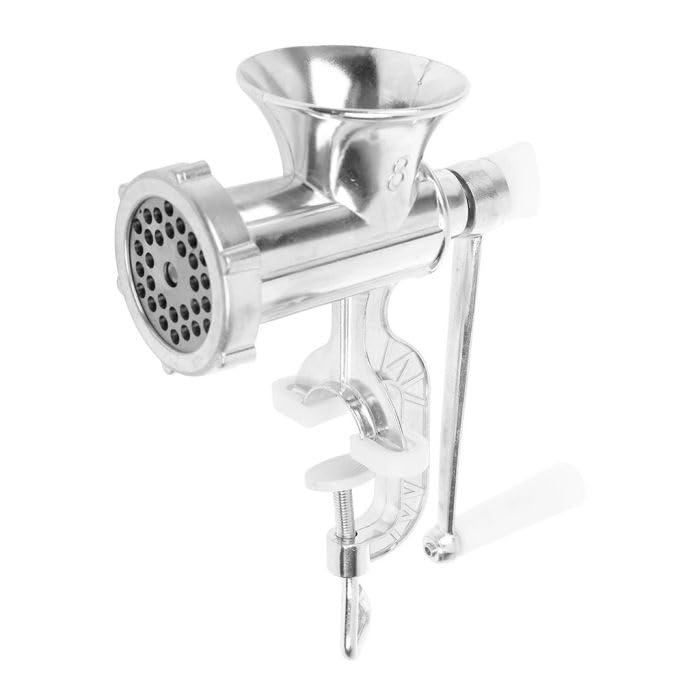 Hachoir à viande manuel Aluminium L 13 cm H 24 cm Avec...