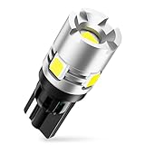 SUPAREE t10 led バルブ ポジションランプ ルームランプ ナンバー灯 爆光 360度全方位照射 6000K 無極性 車検対応 キャンセラー内蔵 耐久性 DC12V 1個入り