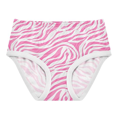 Girls Underwear Toddler 2t Cotton Little Girl Panties Animal Briefs Undies Kids Chic Pink Zebra Stripes