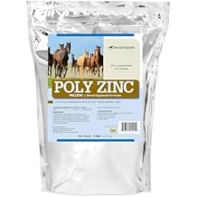 Poly Zinc Pellets | Pelleted Zinc Supplement for Horses | Hoof Care Vitamins and Minerals Pellets | Supports Bone and Hoof Wellness | Equine Skin Coat Supplement | 5 lb
