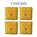 YouTheFan Officially-Licensed NCAA Arizona State Sun Devils Set of 4 Cornhole Bags - All Weather Regulation 6” x 6” Size - 16oz Weight - Designed in USA