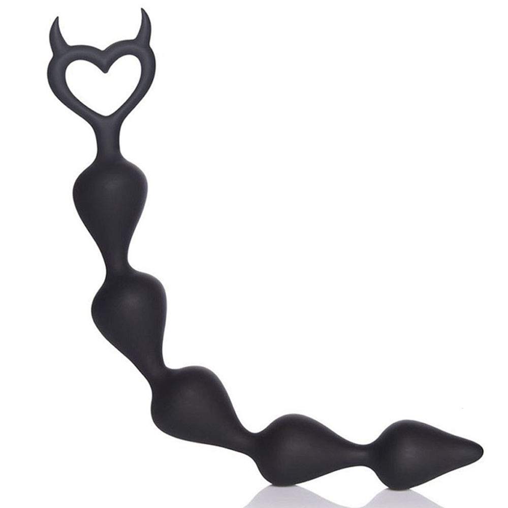 アナルビーズ アナル拡張 水滴形 超太い シリコーン プラグ アナルプラグ あなるプラグ リング付き アナル パール アナルディルド アナる拡張グッズ Sm オナニーグッズ あなるビーズ 初心者 アナル開発 膣用可 防水 柔らか素材 ユニセックス (5ビーズ)