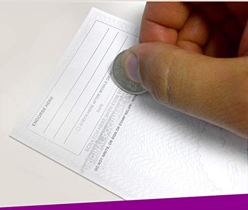 image for NextDayLabels - Blank Check Stock for Laser/Ink-Jet, 8-1/2 x 11