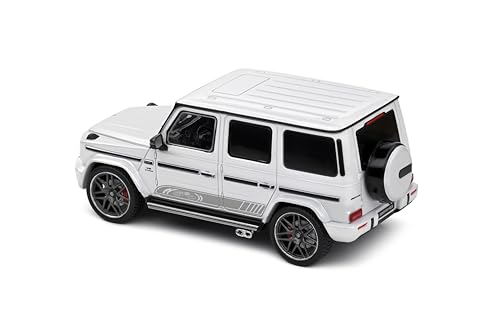 Solido Mercedes AMG G63 2022 Modelo Diecast 1:43 Blanco miniatura 7