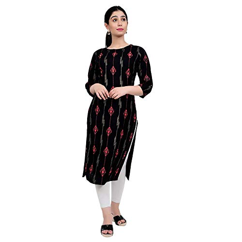 Image of Women's Cotton Slub Straight Kurta