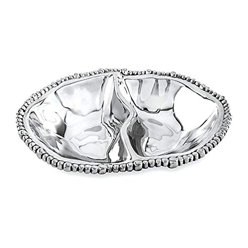 Beatriz Ball 6268 Double Dip Serving Set, Silver