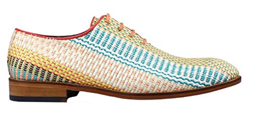 Chaussures de créateur African Dream homme Oxford multicolore taille 40