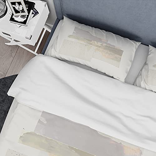 Parure de lit géométrique housse de couette moderne et taies d'oreiller - 5