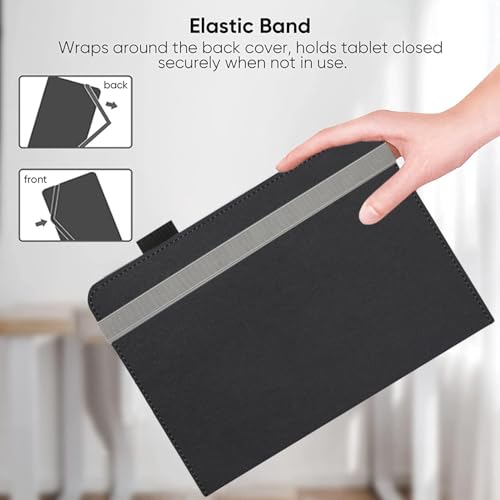 Étui pour tablette 11 pouces avec béquille rotative 360 et support multi-angle
