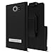 Seidio SURFACE with Metal Kickstand Case and Belt-Clip Holster Combo for the BlackBerry Priv - Black