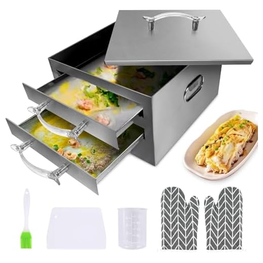 2-Layer Rice Roll Steamer for Cheung Fun