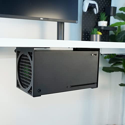 Monzlteck Soporte Debajo del Escritorio para Xbox Series X, Soporte Sigilo para XSX - imagen 5
