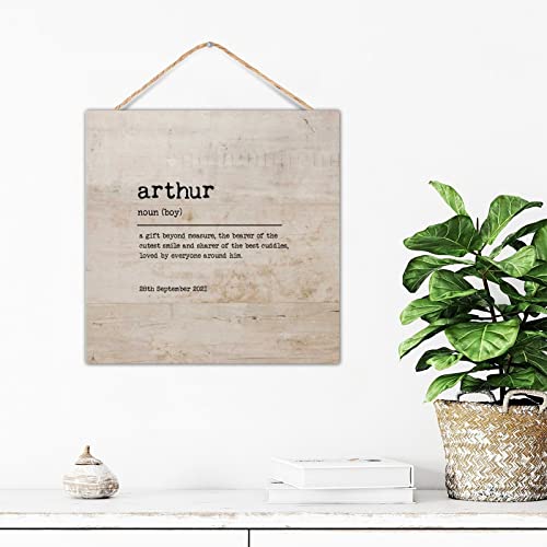 Panneau de décoration murale amusante Arthur pour mur vide - 3