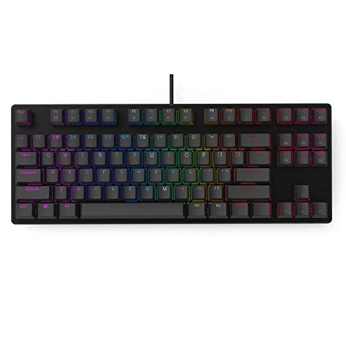 Smart Duck xs87 87 Key Mechanical Keyboard 80% TKL hot swappable Switch Lighting Effect RGB Switch led Type c Software Macro