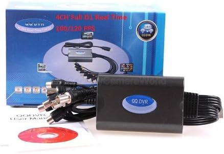 New Video Audio Capture Box Card Adapter 4 Channel Grabber Quad CCTV USB 2.0 DVR