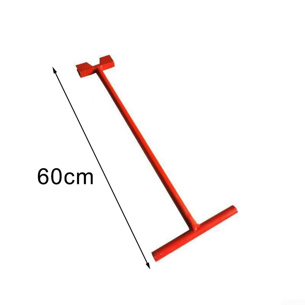 Asta di prolunga per valvola a sfera in acciaio PVC, stelo di estensione per pozzi profondi, 30 cm, 60 cm, maniglia a doppio orecchio, design a tubo rotondo, maniglia a T per operazioni di condotte