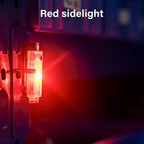 Rovyvon A5 G3 Usb C Flashlight With Red Sidelight, Luminous Body, 650 Lumens 9 Modes Outdoor Mini Edc Rechargeable High Bright Multi-Functional Flashlights,Idea As Holiday Gift #TOP3
