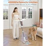 Cordless Vacuum Cleaner, 40Kpa Vacuum Cleaners for Home, Max 50 Mins Runtime, Anti-Tangled Stick Vacuum, Lightweight Vacuum for Carpet, Hard Floor - Image 2