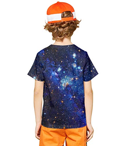Image of LAIDIPAS Boys Girls 3D Graphic T-Shirt Short Sleeve Tops Tees 6-16 Years | Kids Crewneck Shirts, Vibrant Color, Lightweight and Quick Dry, Trendy Outfits for School, Parties, vacation and Daily Wear