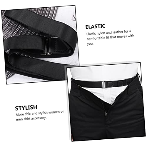 2pcs Adjustable Elastic Shirt Stay Belts Anti-Crease Shirt Holders for Men and Women Non-Slip Stay Straps for Dress and Casual Wear4