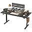 VIVO Dual Monitor Desk Mount, Heavy Duty Fully Adjustable Steel Stand, Holds 2 Computer Screens Up To 30 Inches And Max 10 Kg Each, Black, STAND-V002 - View #13