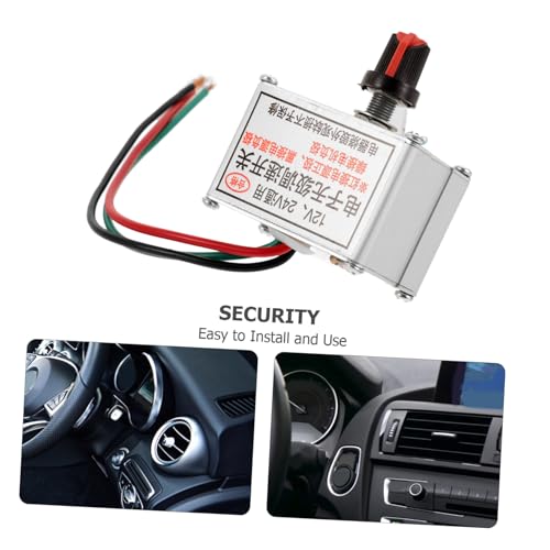 Luxshiny Regulador de Electrónico Ajustable para Ventiladores de Vehículos Controlador de Motor para Climatización y Confort - imagen 7