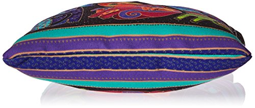Zeckos Laurel Burch Artistic Totes Crossbody 10 inch X 10 inch Dog Hobo Canvas Handbag4