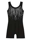 Zaclotre Kid Girls Gymnastic Leotard Sparkly Shiny Diamond Ballet Dance One Piece Outfit